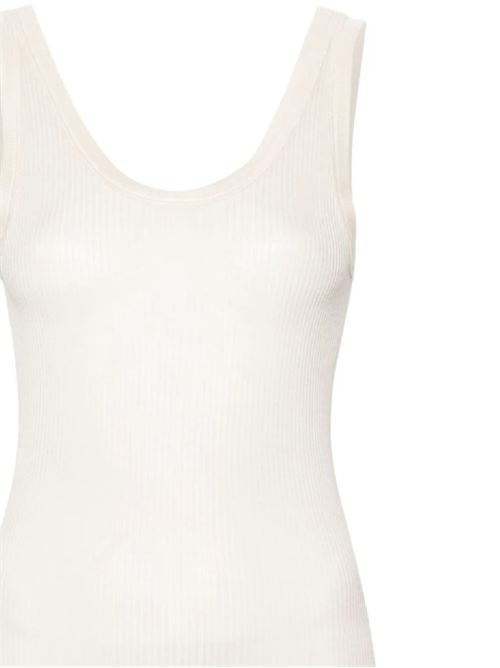 Viscose tank top LEMAIRE | TO1156LK1017BG198LIGHT POWDER